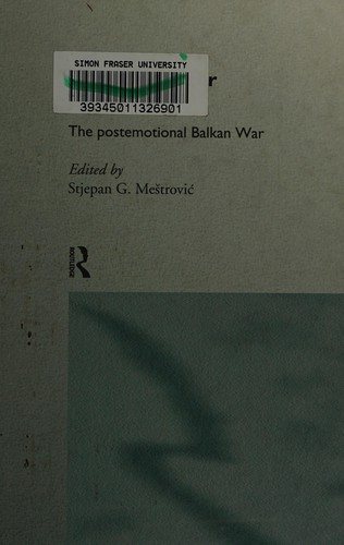 Couverture : Genocide after emotion