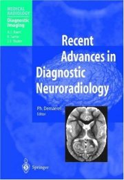 Couverture : Recent Advances in Diagnostic Neuroradiology (Medical Radiology / Diagnostic Imaging)