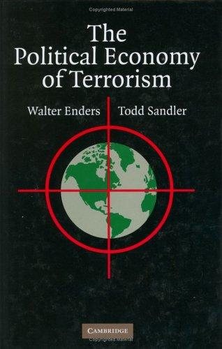Couverture : The political economy of terrorism