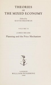 Couverture : Planning and the price mechanism