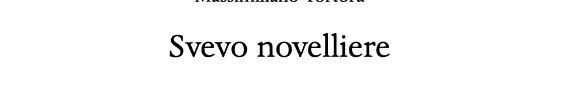Couverture : Svevo novelliere
