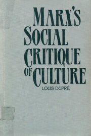 Couverture : Marx's social critique of culture