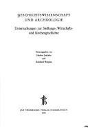 Couverture : Geschichtswissenschaft und Archäologie