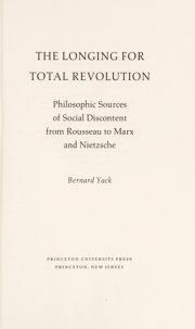 Couverture : The longing for total revolution