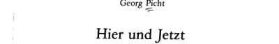 Couverture : Hier und jetzt. 2