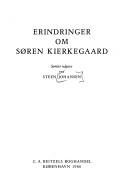 Couverture : Erindringer om Søren Kierkegaard