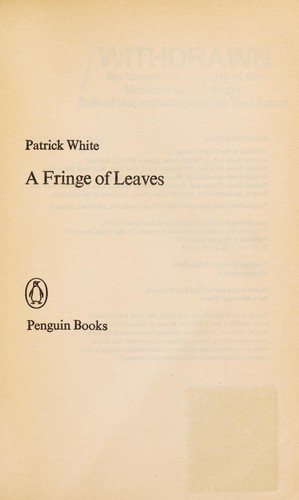 Couverture : A fringe of leaves