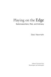 Couverture : Playing on the edge