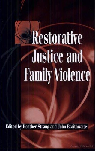 Couverture : Restorative justice and family violence