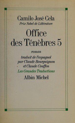 Couverture : Office des Ténèbres 5 ...