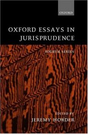 Couverture : Oxford essays in jurisprudence.