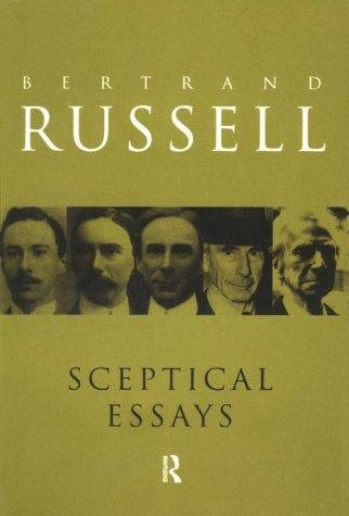 Couverture : Sceptical essays