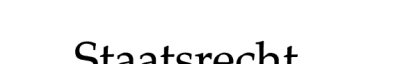 Couverture : Staatsrecht der Bundesrepublik Deutschland
