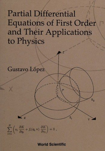 Couverture : Partial differential equations of first order and their applications to physics