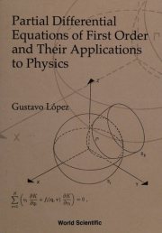 Couverture : Partial differential equations of first order and their applications to physics
