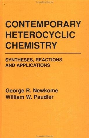 Couverture : Contemporary heterocyclic chemistry