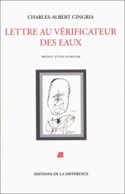 Couverture : Lettre au vérificateur des eaux