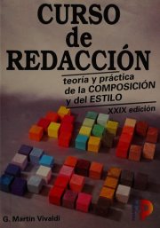 Couverture : Curso de redacción : teoría y práctica de la composición y del estilo