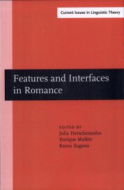 Couverture : Features and Interfaces in Romance