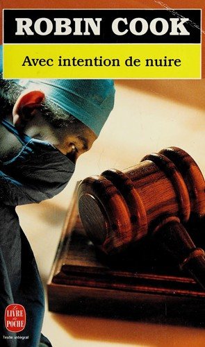 Couverture : Avec intention de nuire