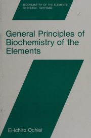 Couverture : General principles of biochemistry of the elements