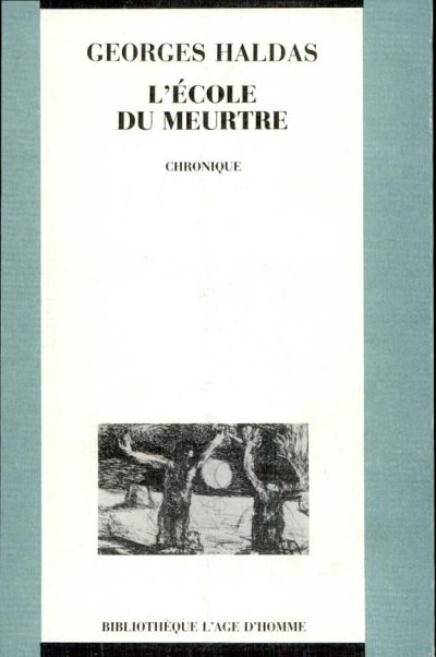 Couverture : L'école du meurtre
