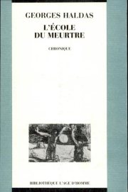 Couverture : L'école du meurtre