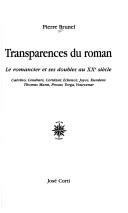 Couverture : Transparences du roman