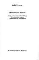 Couverture : Problematische Rhetorik
