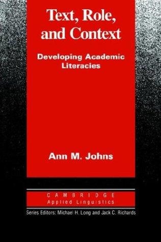 Couverture : Text, role, and context