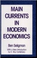 Couverture : Main currents in modern economics