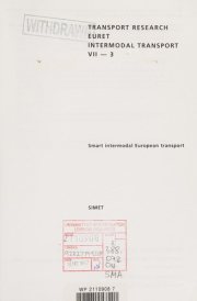 Couverture : Smart intermodal European transport