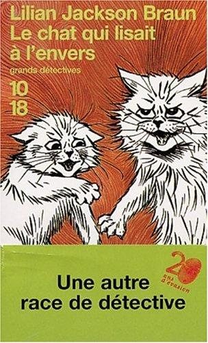 Couverture : Le chat qui lisait à l'envers