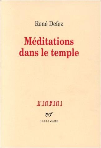 Couverture : Méditations dans le temple