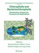 Couverture : Chlorophylls and bacteriochlorophylls