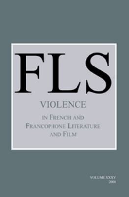 Couverture : Violence In French And Francophone Literature And Film