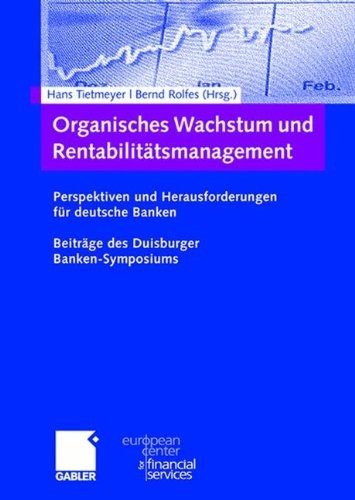 Couverture : Organisches Wachstum und Rentabilitätsmanagement