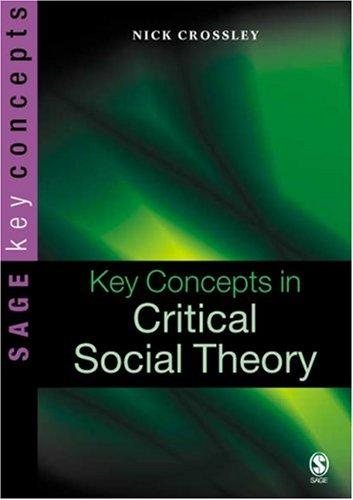 Couverture : Key concepts in critical social theory