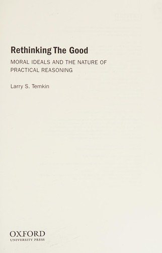 Couverture : Rethinking the good