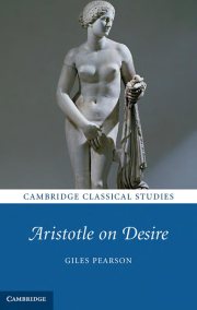 Couverture : Aristotle on Desire