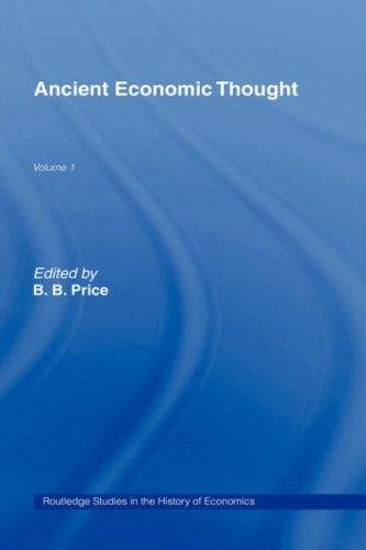 Couverture : Ancient economic thought