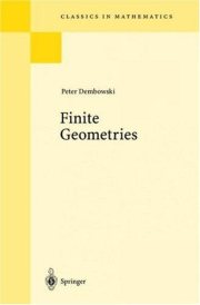 Couverture : Finite geometries