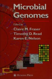 Couverture : Microbial genomes