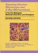 Couverture : Scanning Electron Microscopy and X-Ray Microanalysis