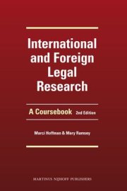 Couverture : International and Foreign Legal Research
