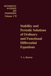 Couverture : Stability and periodic solutions of ordinary and functional differential equations