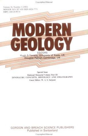 Couverture : Dinosaurs - Concepts, Histology and Stratigraphy (Dinosaurs -- Concepts, Histology & Stratigraphy)