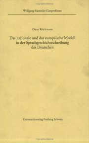 Couverture : Das nationale und das europaische Modell in der Sprachgeschichtsschreibung des Deutschen.