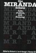 Couverture : The Miranda debate