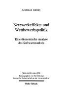 Couverture : Netzwerkeffekte und Wettbewerbspolitik